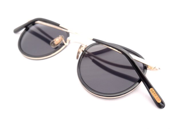 オリバーピープルズ　サングラス ブラック ゴールド　度なし OLIVER PEOPLES オリバーピープルズ サングラス MP-2 BK (偏光レンズ)