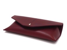 JACQUES MARIE MAGE "LEATHER COLLECTION" [ENVELOPE CIRCA CASE col.Bordeaux] 商品写真01