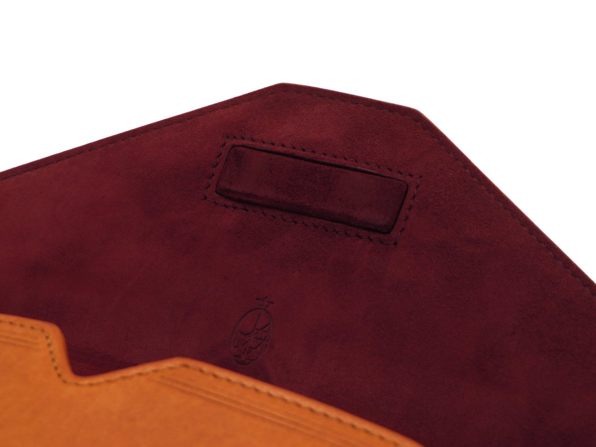 JACQUES MARIE MAGE "LEATHER COLLECTION" [ENVELOPE CIRCA CASE col.Camel] 商品写真06