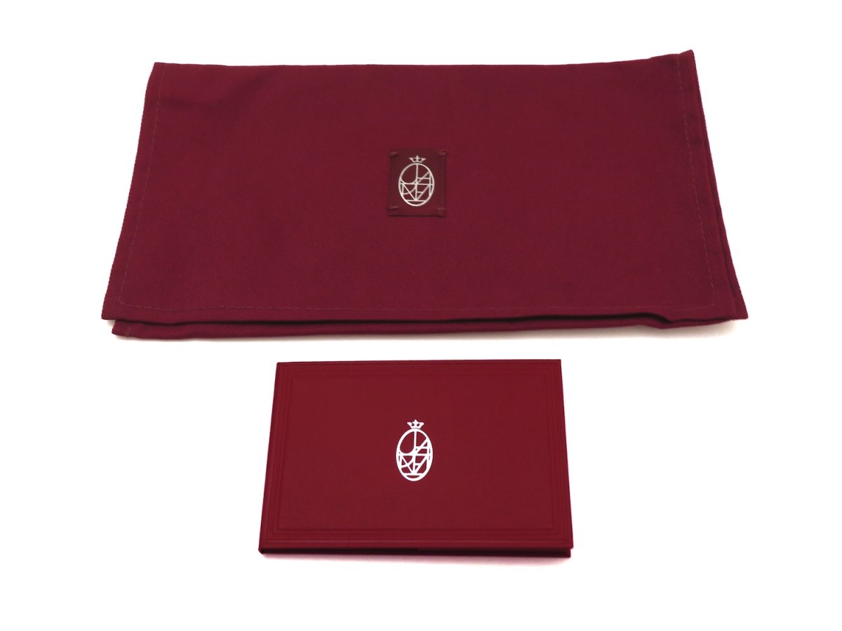 JACQUES MARIE MAGE "LEATHER COLLECTION" [ENVELOPE CIRCA CASE col.Bordeaux] 商品写真09