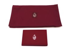JACQUES MARIE MAGE "LEATHER COLLECTION" [ENVELOPE CIRCA CASE col.Bordeaux] 商品写真09