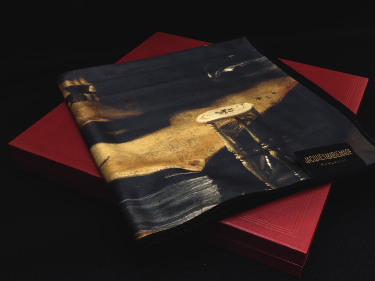 JACQUES MARIE MAGE [CLEANING CLOTH col.VANITAS SKULL ROSE] 商品写真01