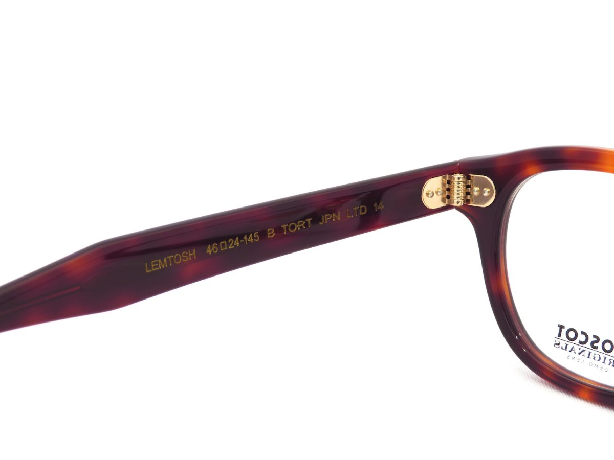 MOSCOT [LEMTOSH 46size col.B TORTOISE JPN LTD 14] 商品写真06