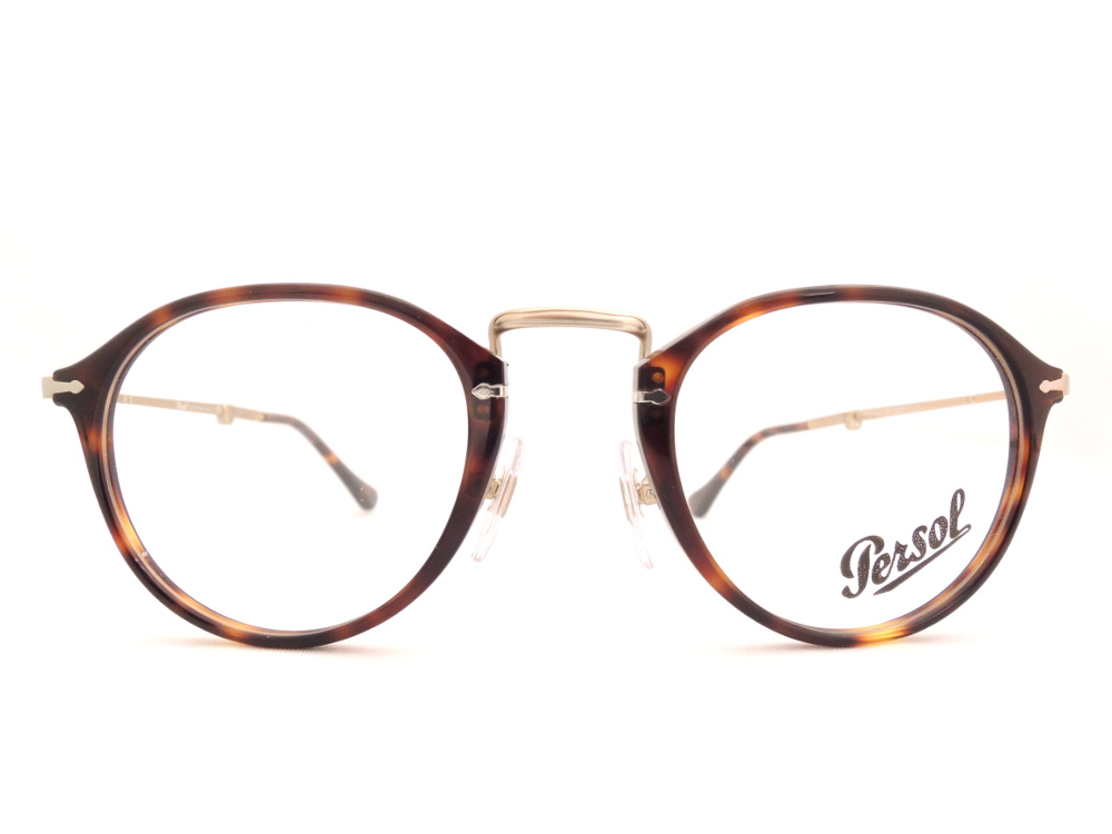 Persol ペルソール 折りたたみ メガネ コンビネーション 3075 V M 24 49サイズ