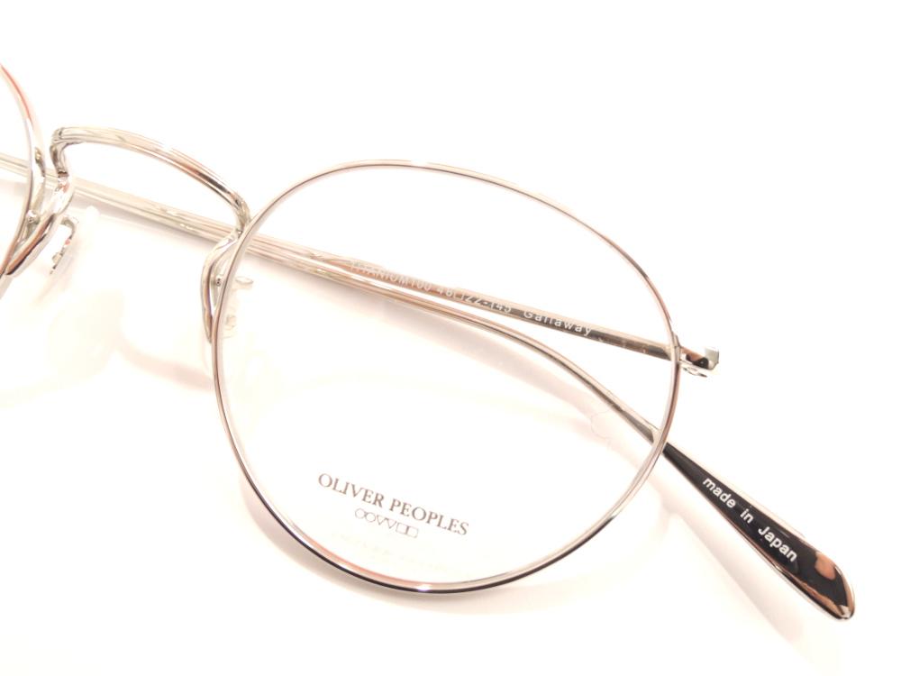 OLIVER PEOPLES オリバーピープルズ メガネ Gallaway S（シルバー）