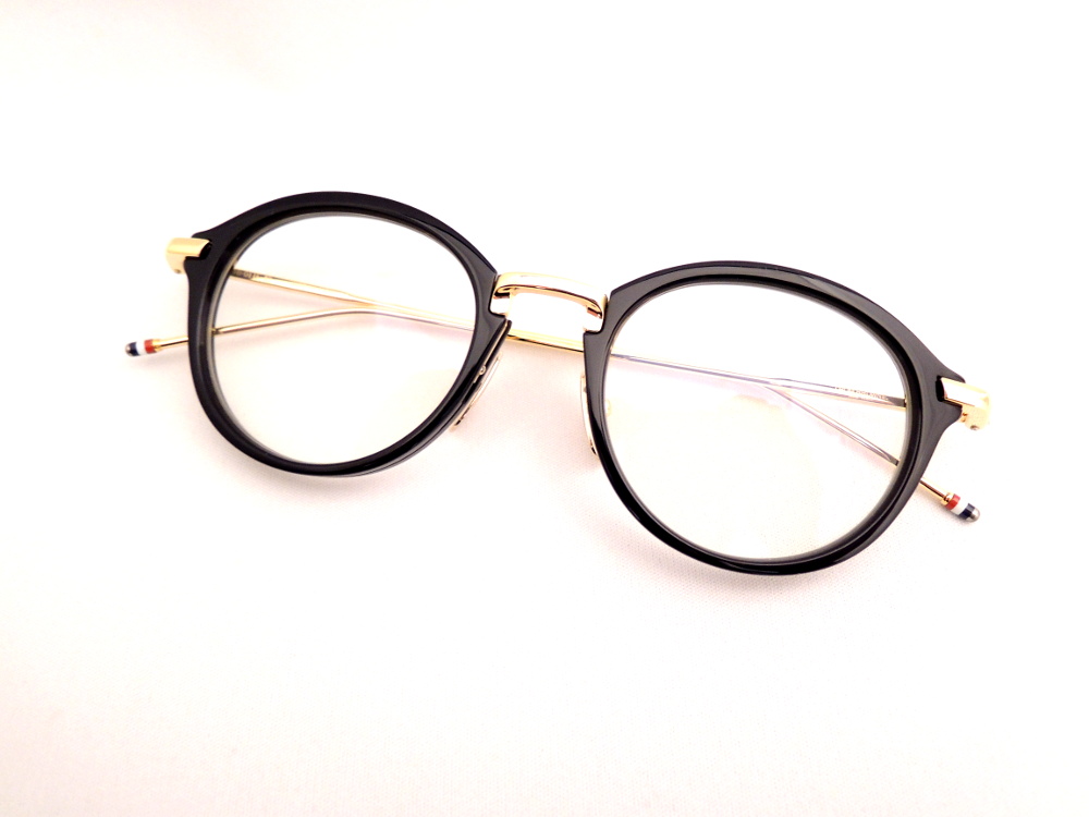 THOM BROWNE トムブラウン TB-011F-NVY-GLD-49 眼鏡-