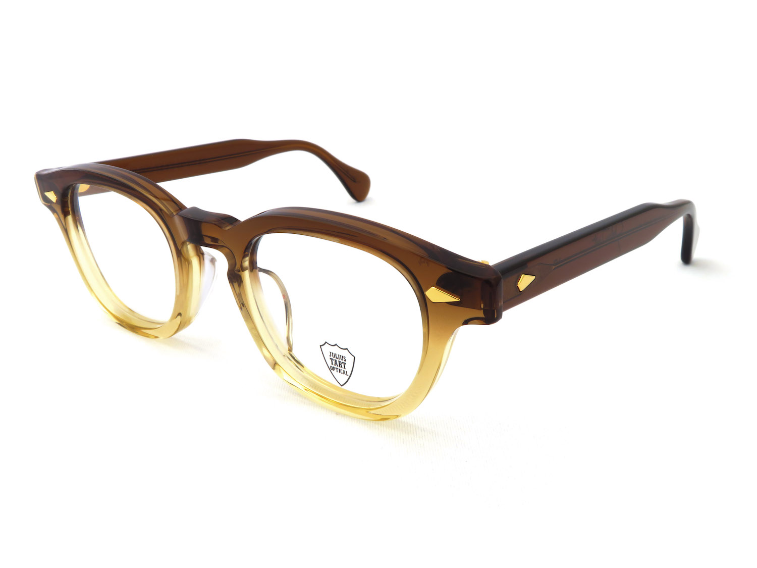 JULIUS TART OPTICAL LIMITED ジュリアスタートオプティカル リミテッド AR 44-22 Gold Brown