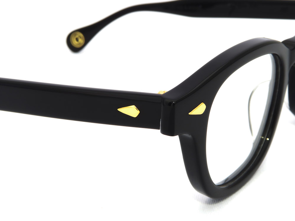 国産品 AR OPTICAL TART JULIUS ゴールドリベット 44□24 黒 小物 ...