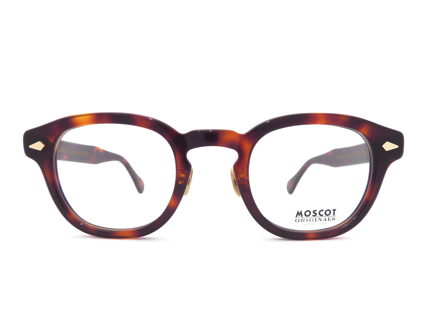 MOSCOT モスコット　伊達眼鏡　黒ぶち　セル　LEMTOSH 46サイズ