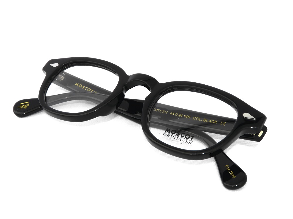 MOSCOT LEMTOSH BLACK "44"ファッション小物