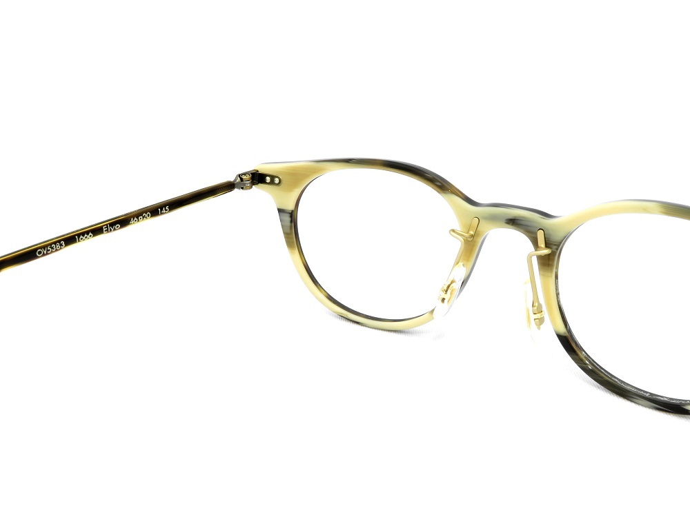 【新品未使用】Oliver Peoples メガネ　Elyo グレー　伊達メガネ