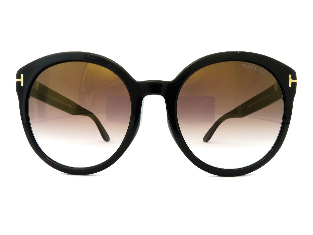 New Tom Ford Women's PHILIPPA Brown Sunglasses TF503 52F 55mm 