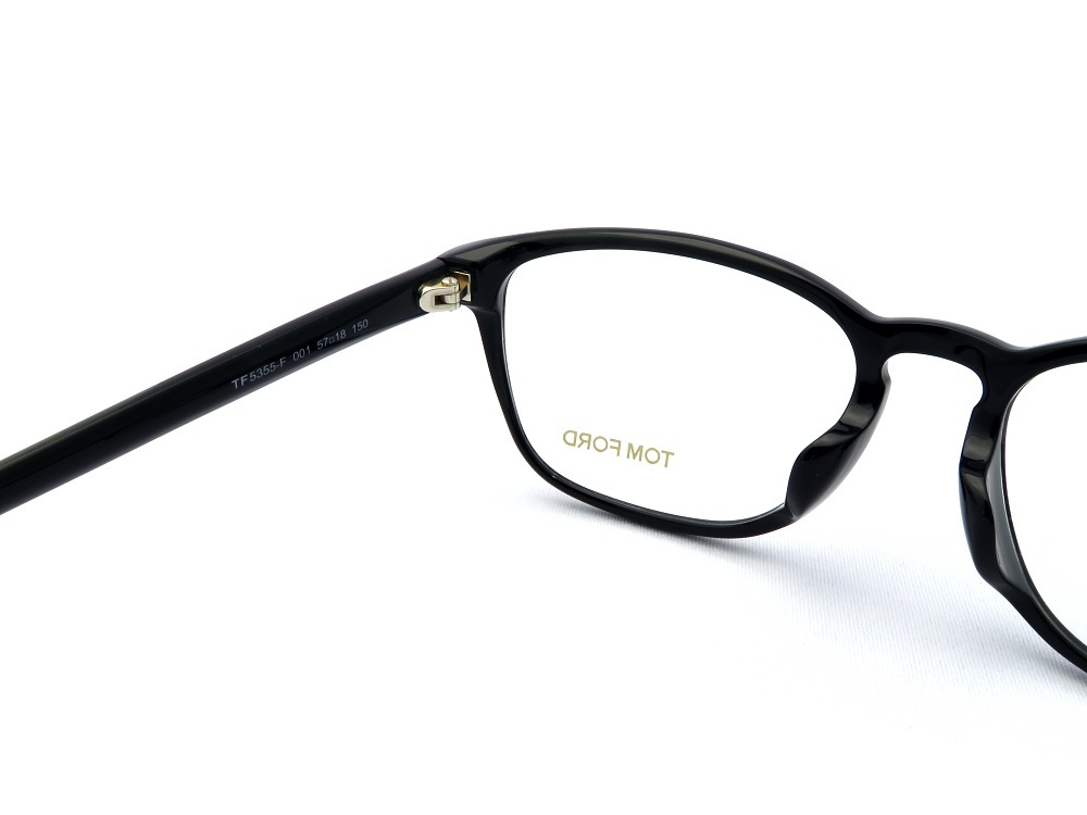 新品即決 トムフォード ダテ眼鏡 TF5355 シャイニーブラック ゴールド