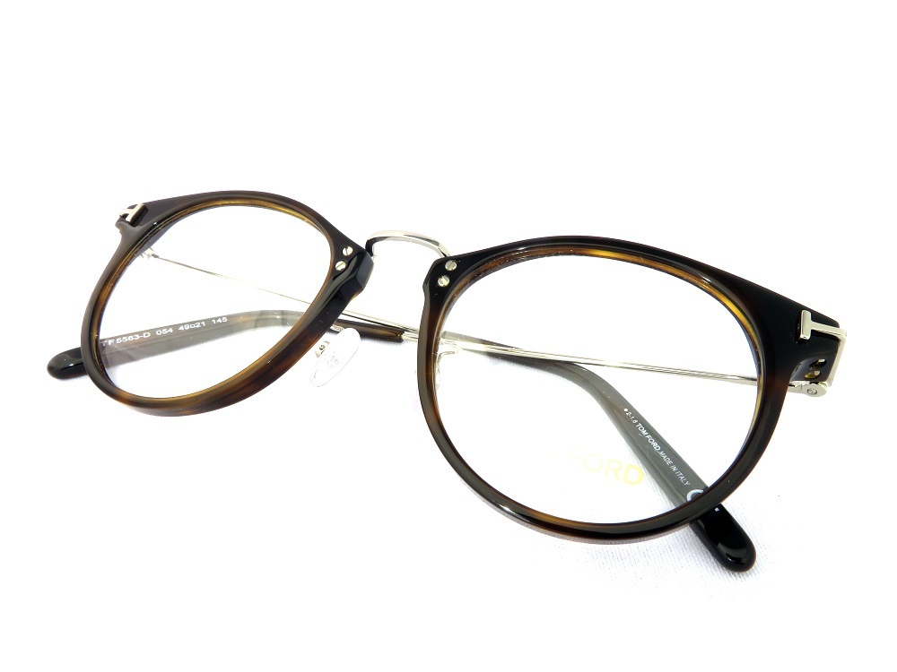 極美品✨トムフォード TOM FORD TF5563-D 054 メガネ 49