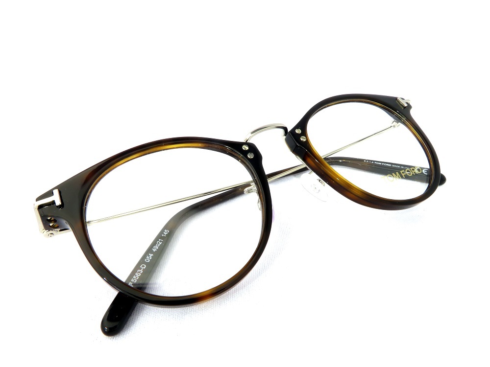 極美品✨トムフォード TOM FORD TF5563-D 054 メガネ 49